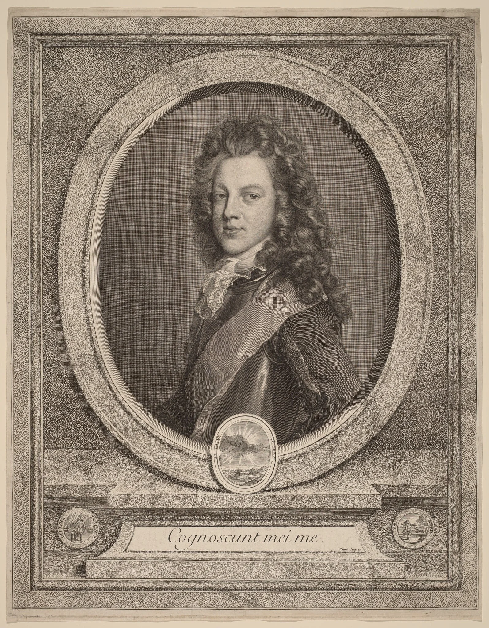 James III, Prince of Wales, detail