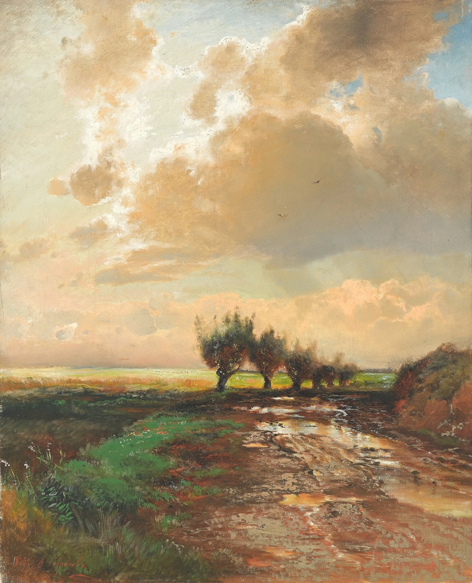 Country road, detail