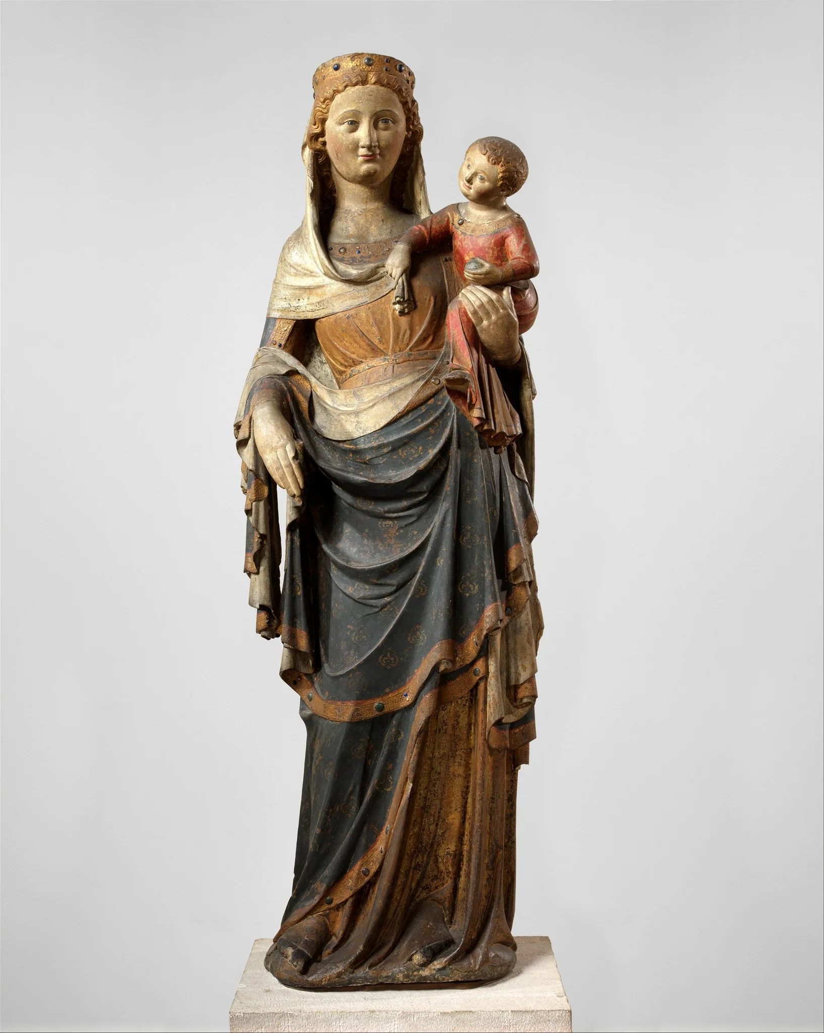 Virgin and Child, detail