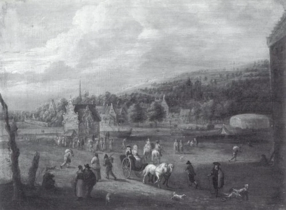 Landscape with Figures, detail