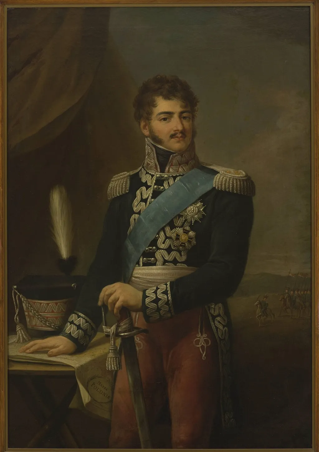 Portrait of Prince Józef Poniatowski, by Franciszek Paderewski, oil, 1814