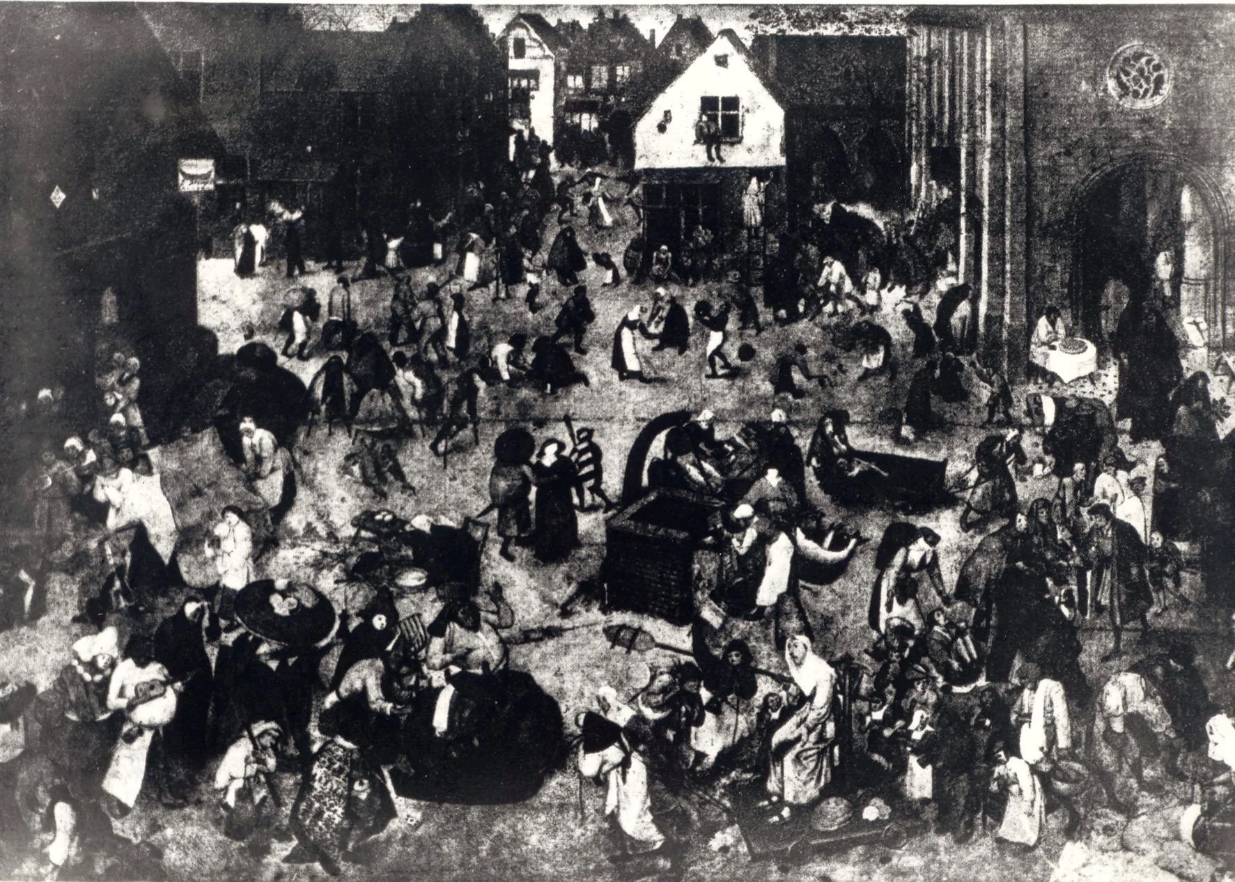 The Fight Between Carnival and Lent., detail