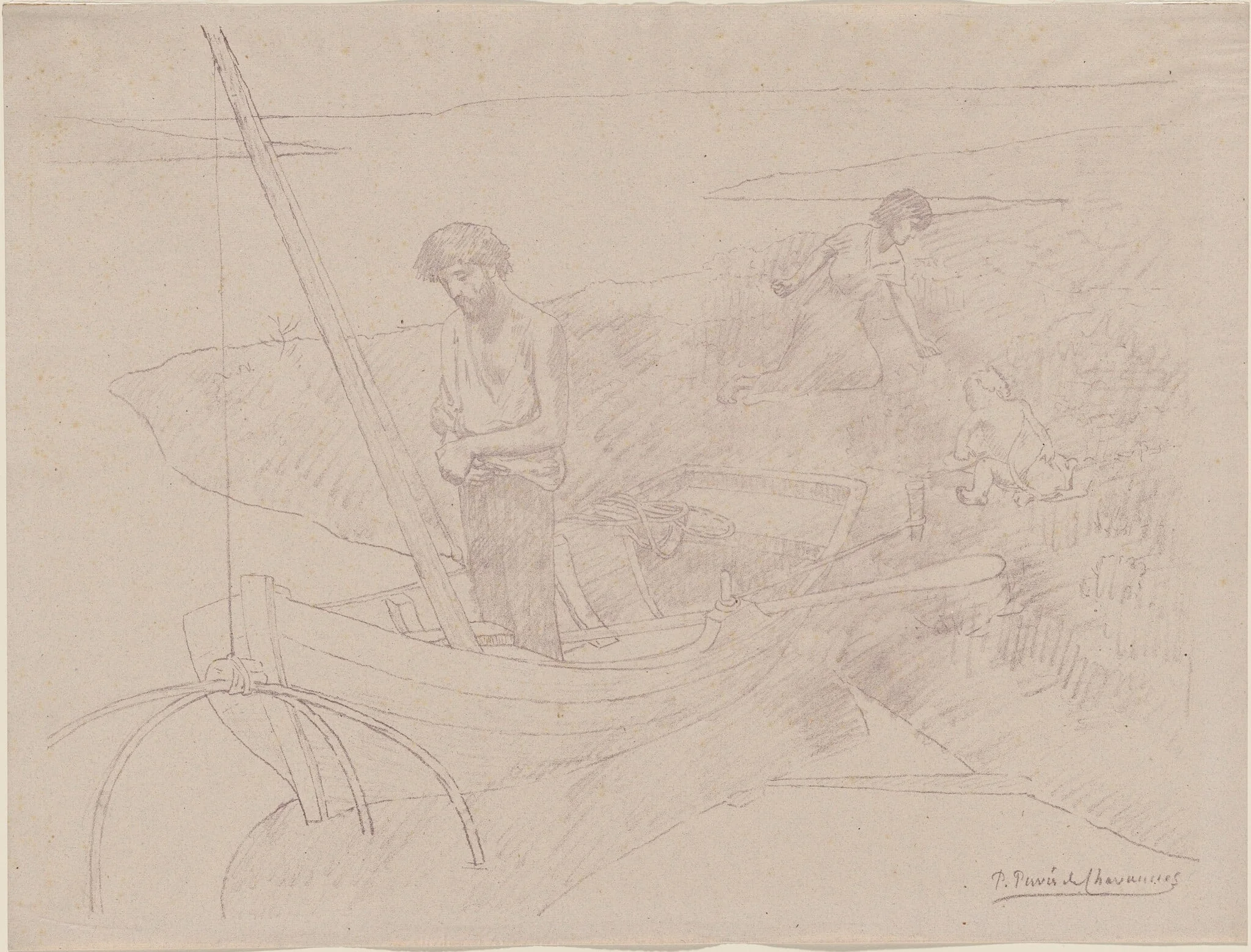 The Poor Fisherman (Le Pauvre pêcheur), detail