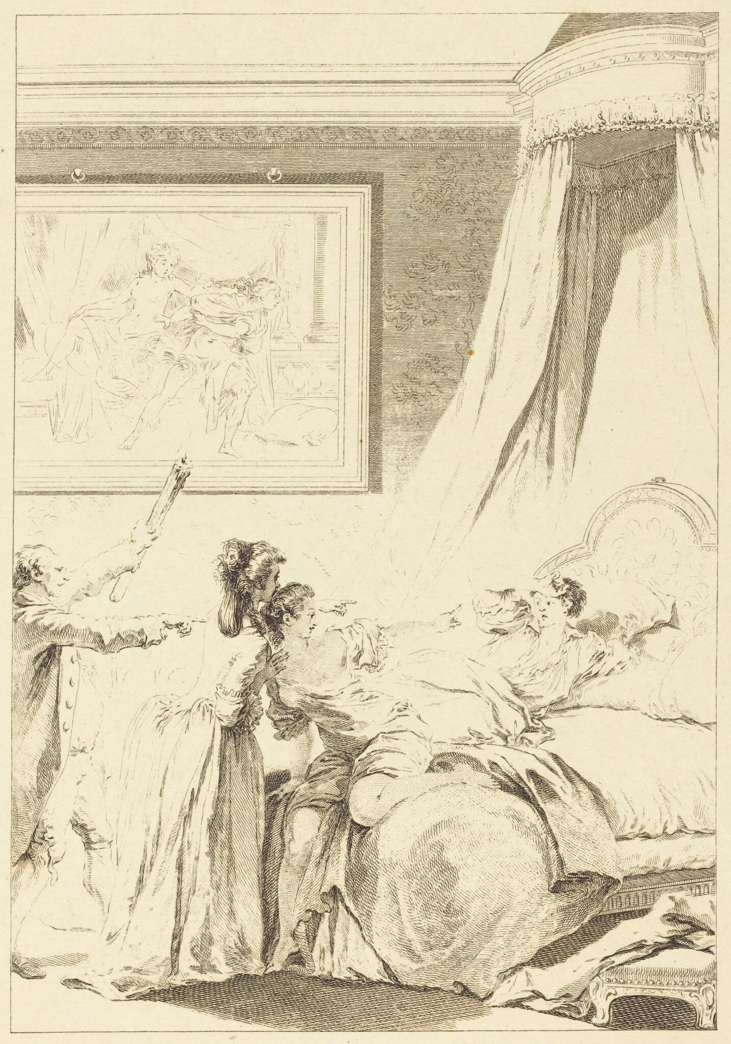 Le gascon puni, detail