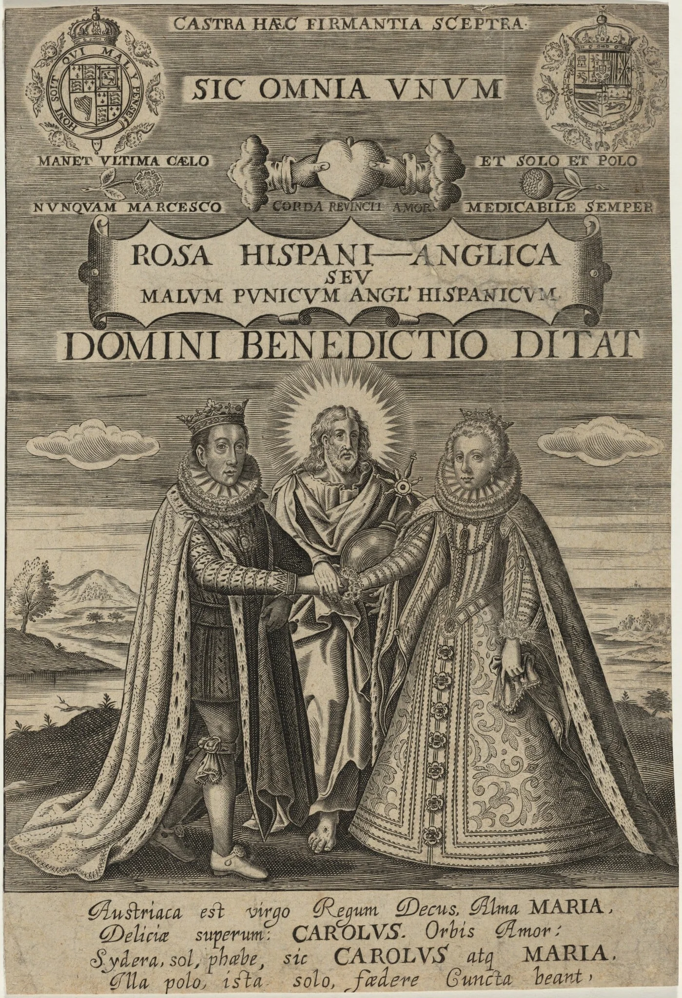 Charles I with the Infanta of Spain, detail
