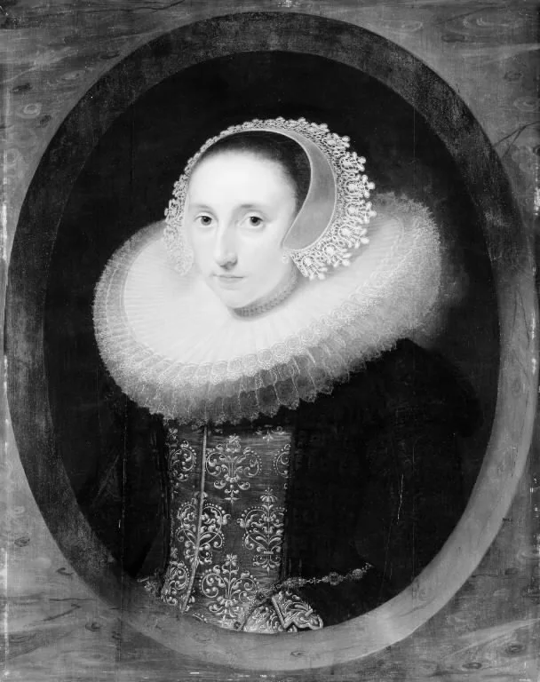 Portrait of a Young Lady, detail