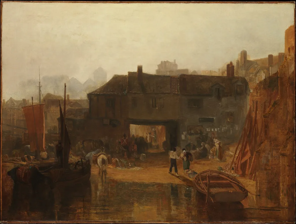 Saltash with the Water Ferry, Cornwall, by Joseph Mallord William Turner, oil, 1811