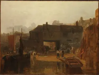 Saltash with the Water Ferry, Cornwall, by Joseph Mallord William Turner, oil, 1811