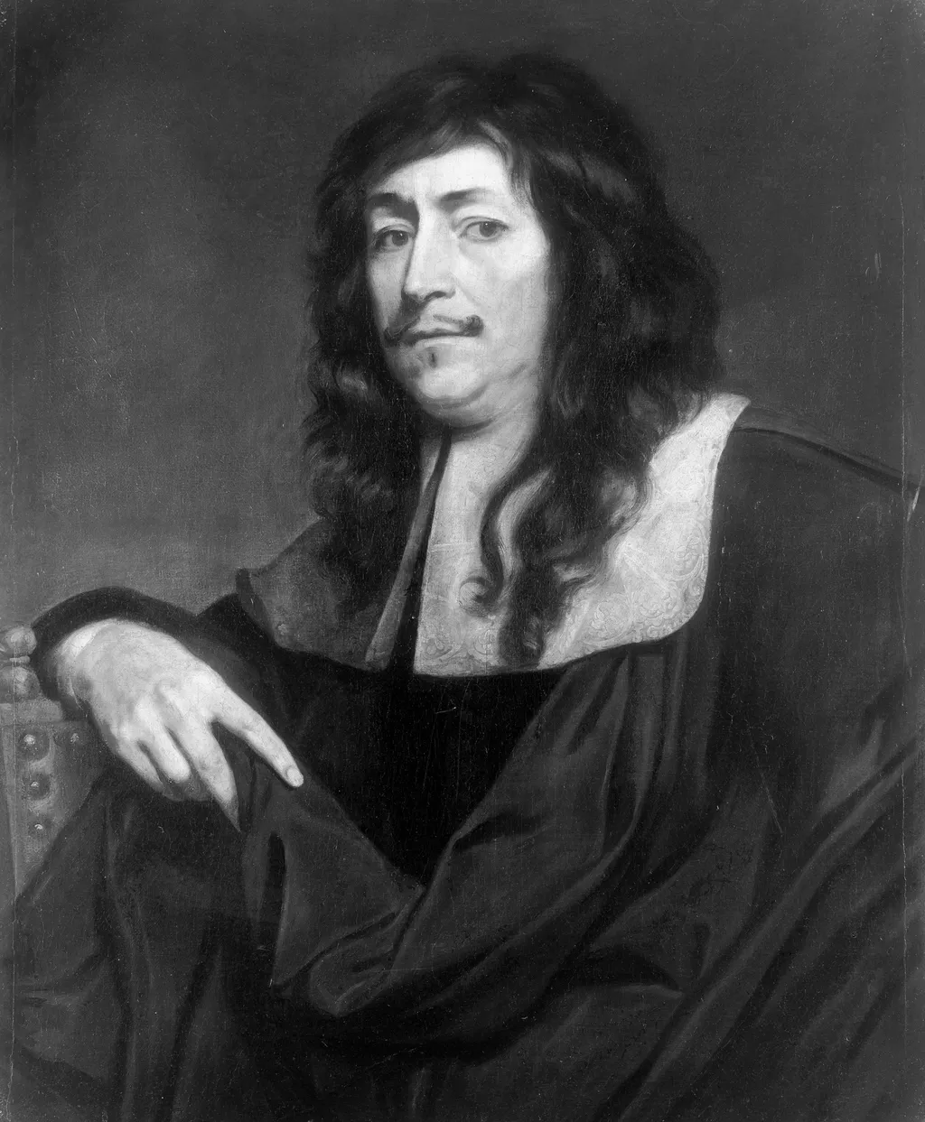Portrait of a man, by Peter Franchoys, paint, 1650