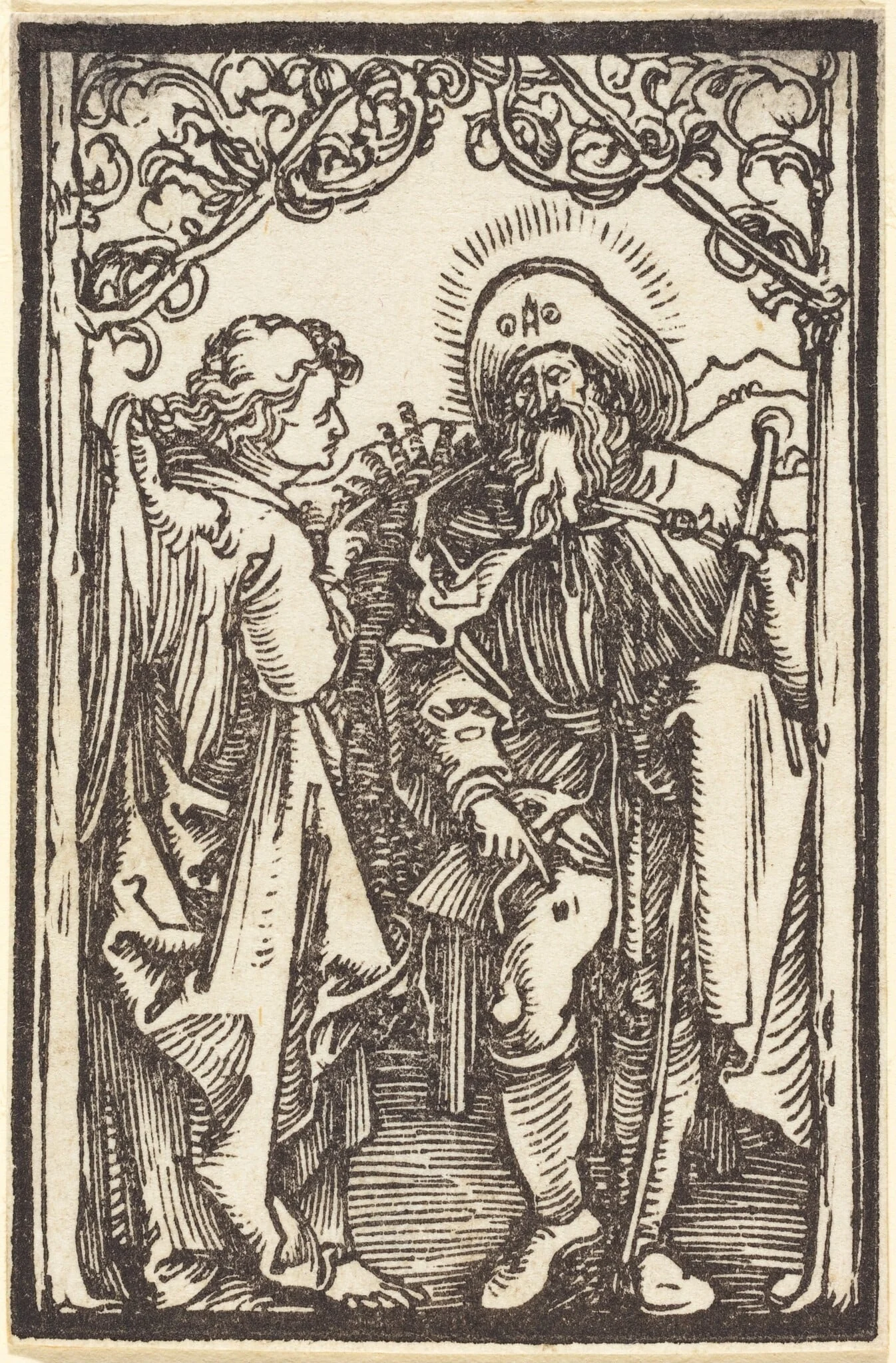 Saint Roch, detail
