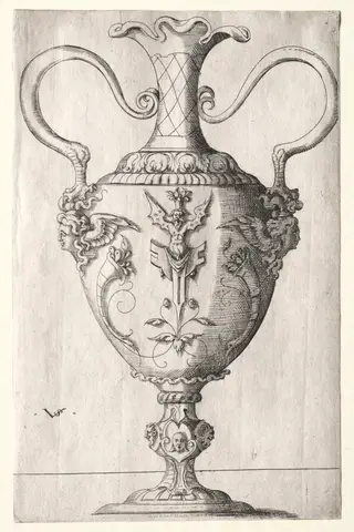 Design for a Vase, by Virgil Solis, 1504