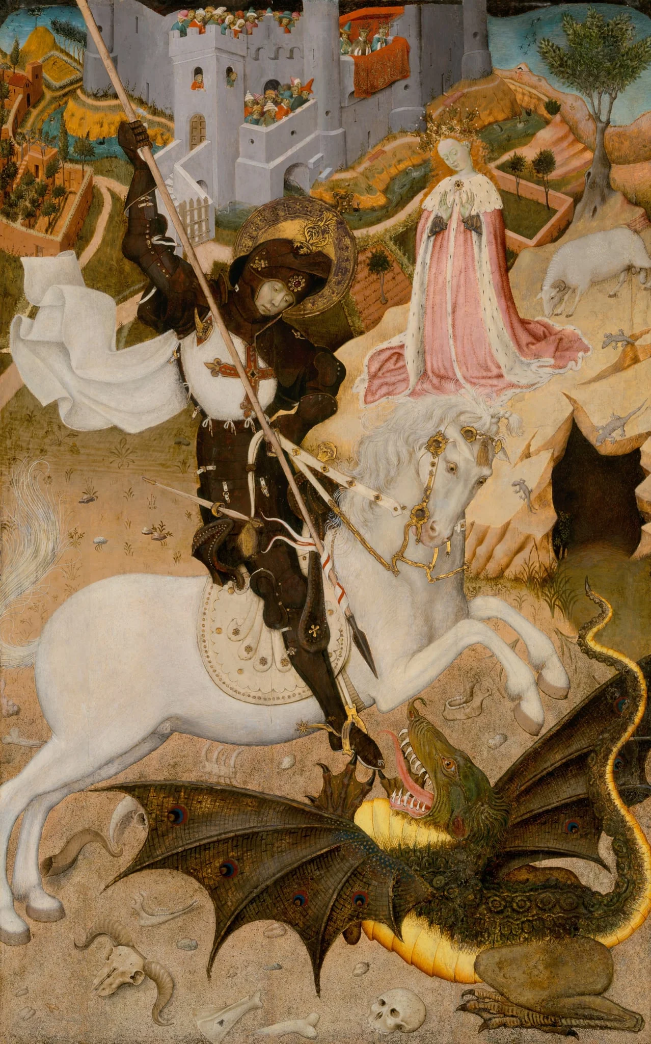 Saint George and the Dragon, detail