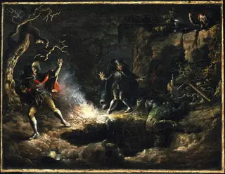 The Money Diggers, by John Quidor, oil, 1832