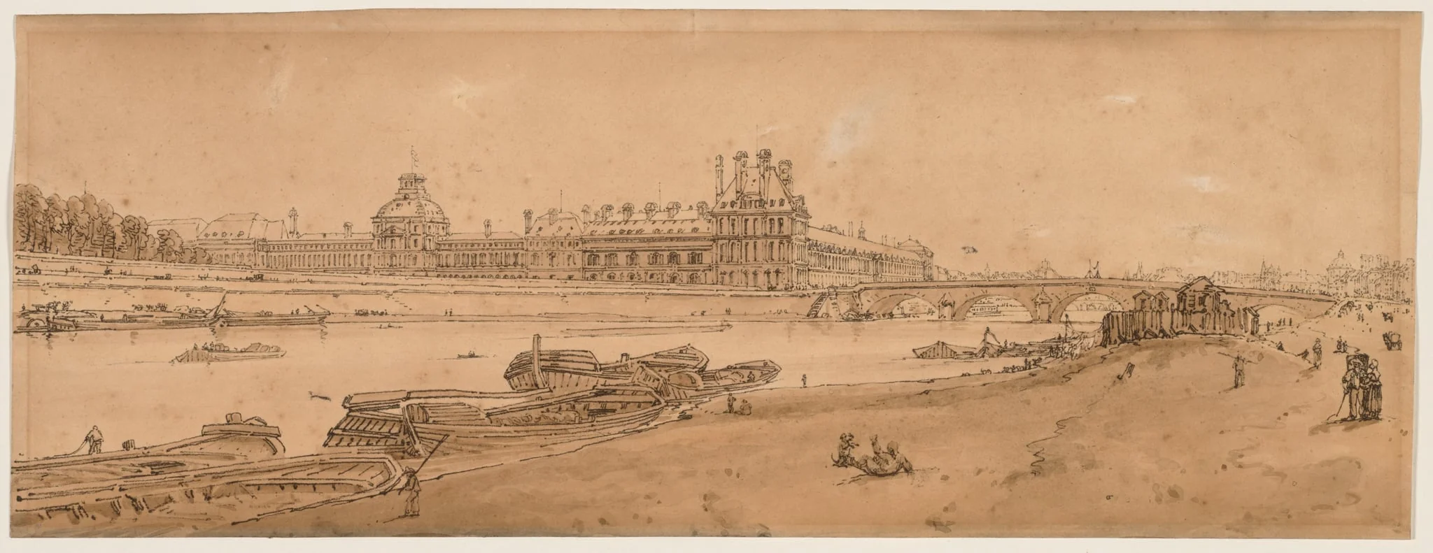 A Selection of Twenty of the Most Picturesque Views in Paris, detail