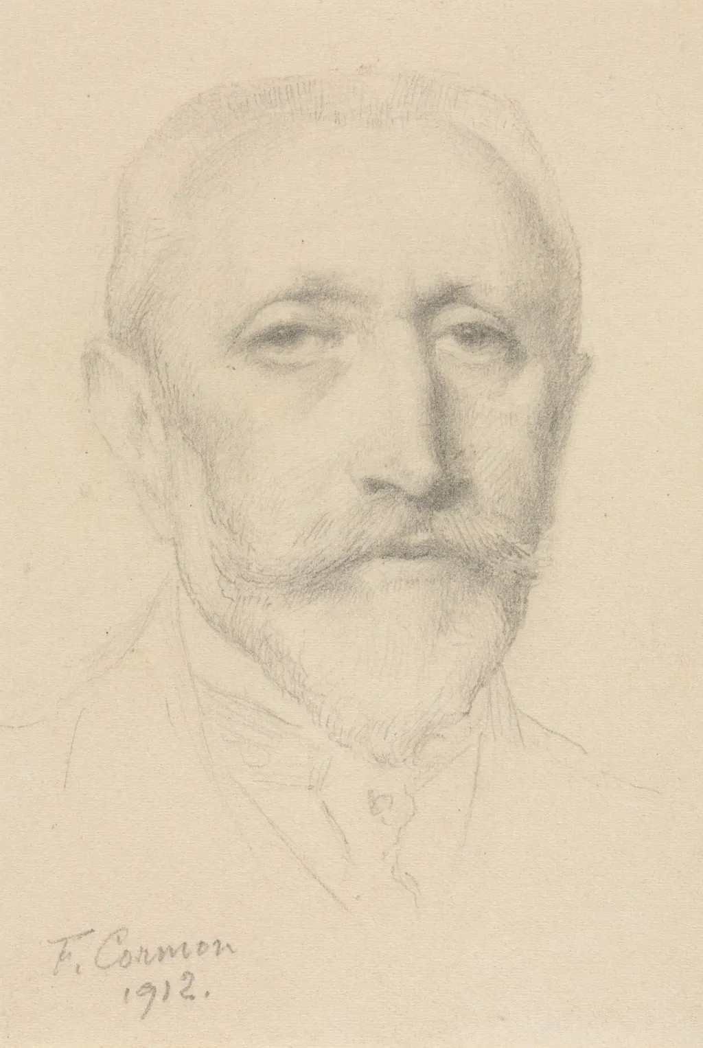 Self-Portrait, by Fernand Cormon, 1912