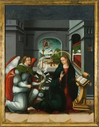 Annunciation, by Andrés de Melgar, unspecified, 1530