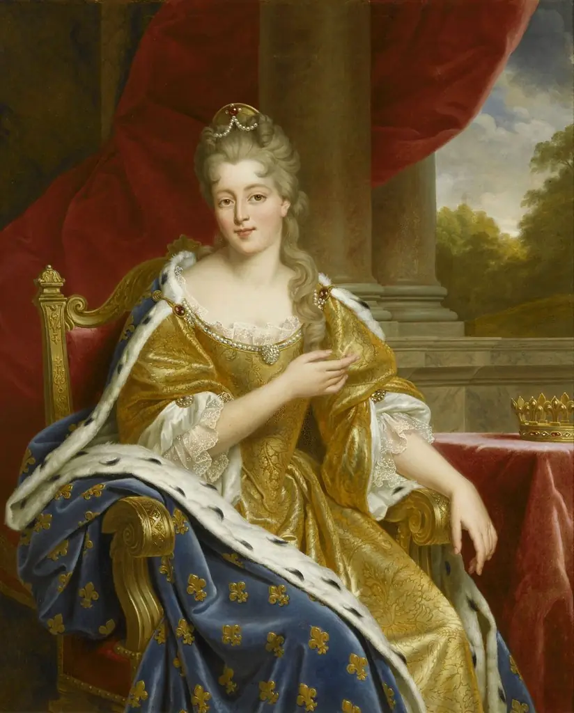 Françoise-Marie de Bourbon, Mademoiselle de Blois, duchesse d'Orléans, by Alexandre-François Caminade, oil, 1834