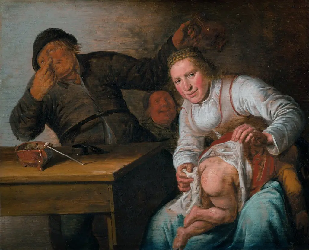 The Five Senses: Smell, by Jan Miense Molenaer, oil, 1637