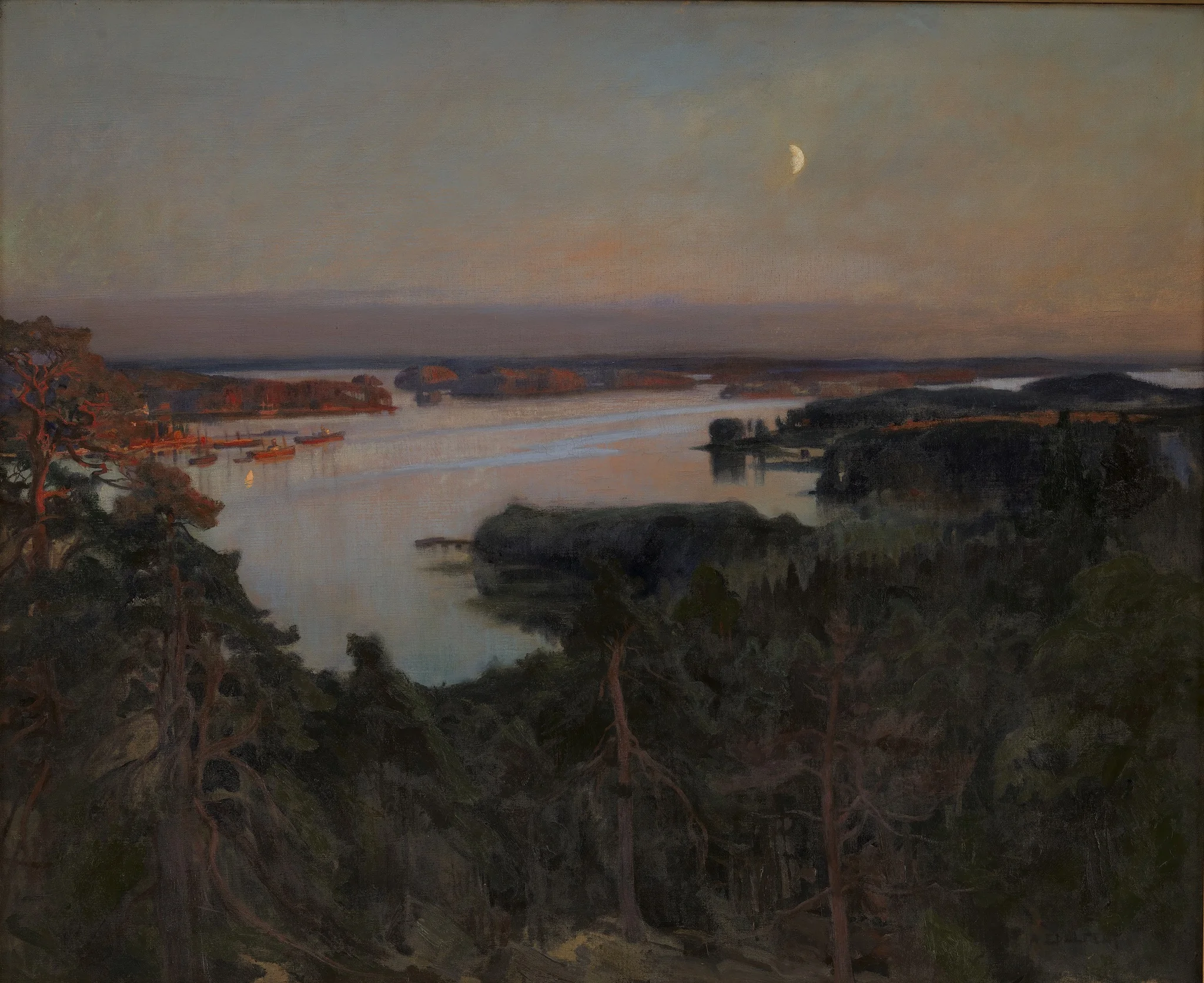 Summer Evening, Haiko Fiord, detail