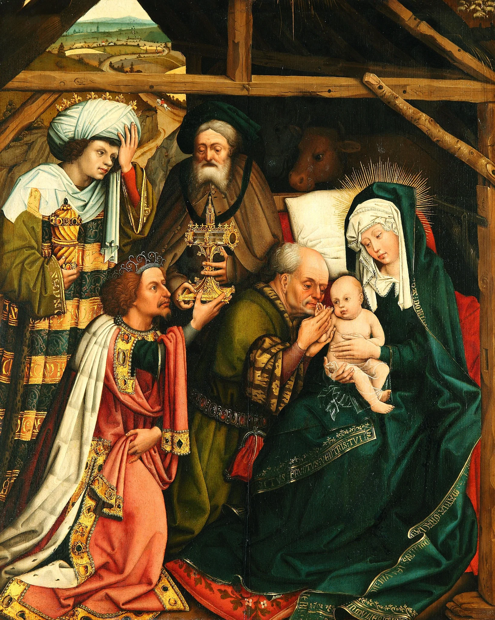 Adoration of the Magi, detail