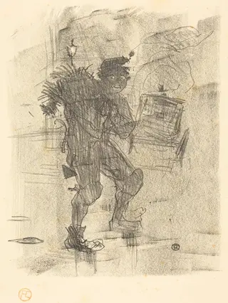 Ballade de Noël, by Henri de Toulouse-Lautrec, ink, 1895