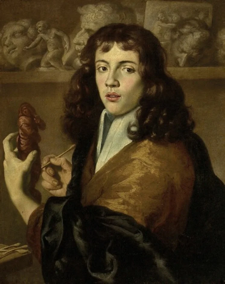 Portrait of a Sculptor, detail