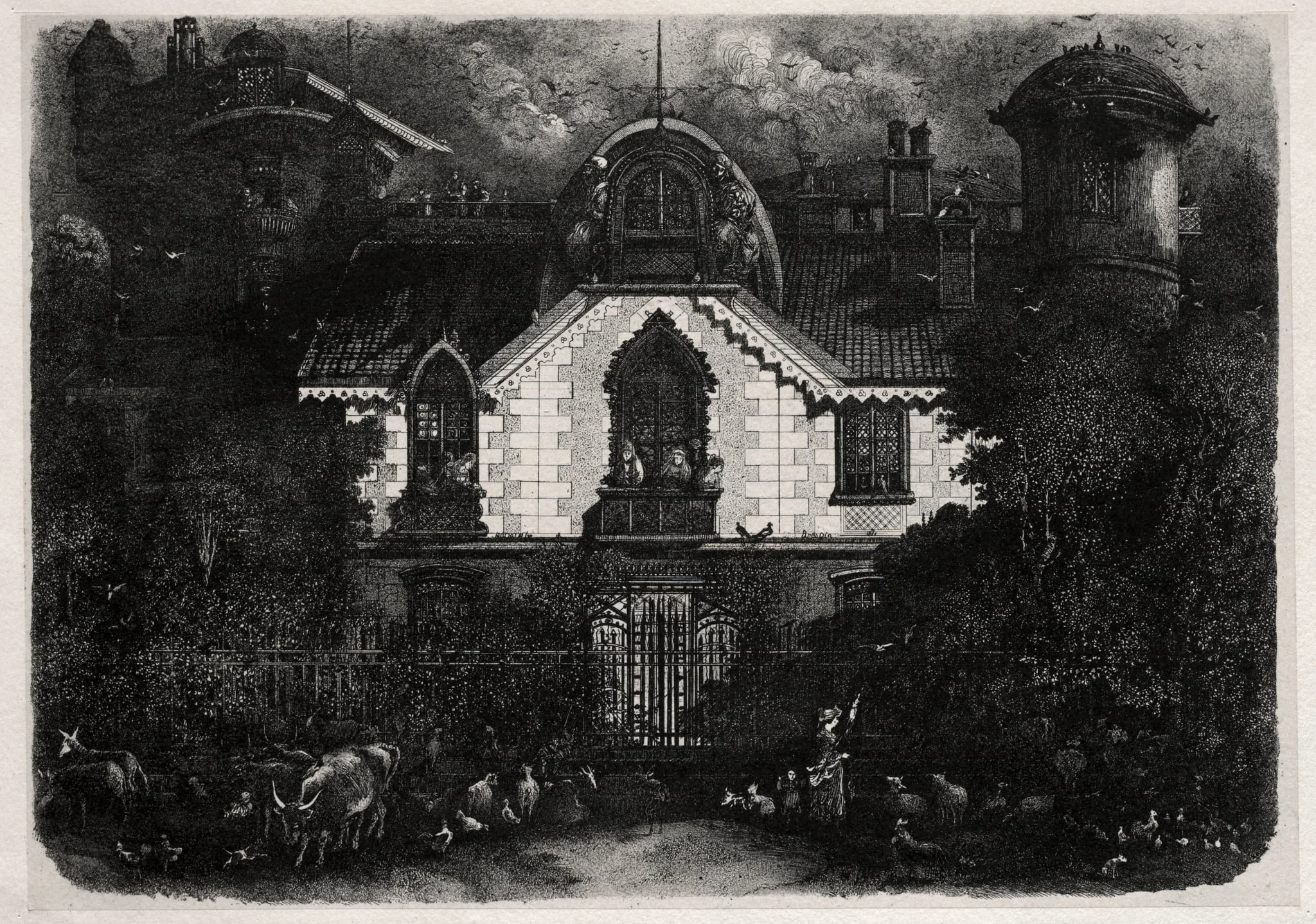 The Enchanted House, detail