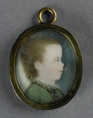 Portrait of Willem I van Oranje- Nassau (1772-1843), by Pieter le Sage, ivory, 1789