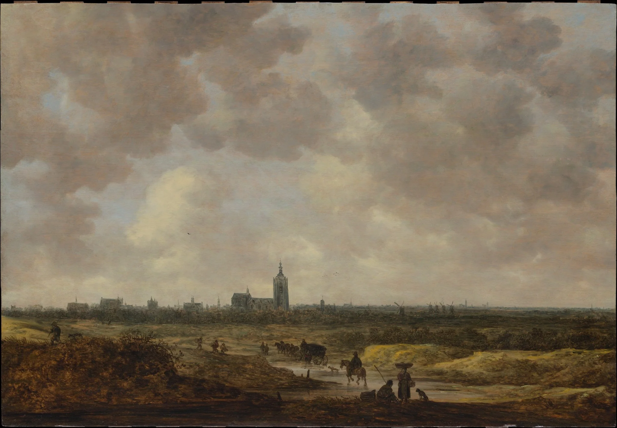 A View of The Hague from the Northwest, detail