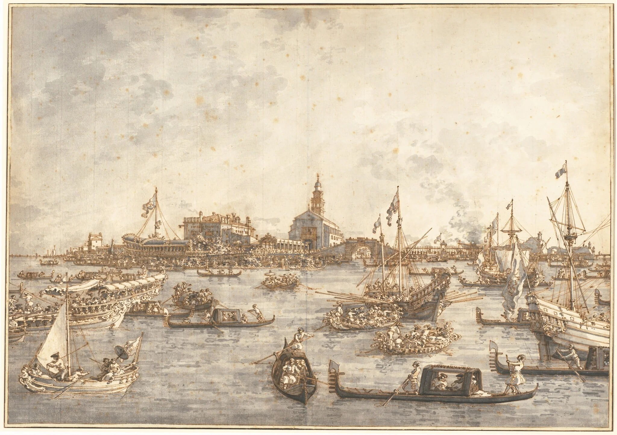 Ascension Day Festival at Venice, detail