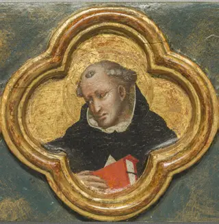 Saint Thomas Aquinas, by Dalmasio Scannabecchi, unspecified, 1370