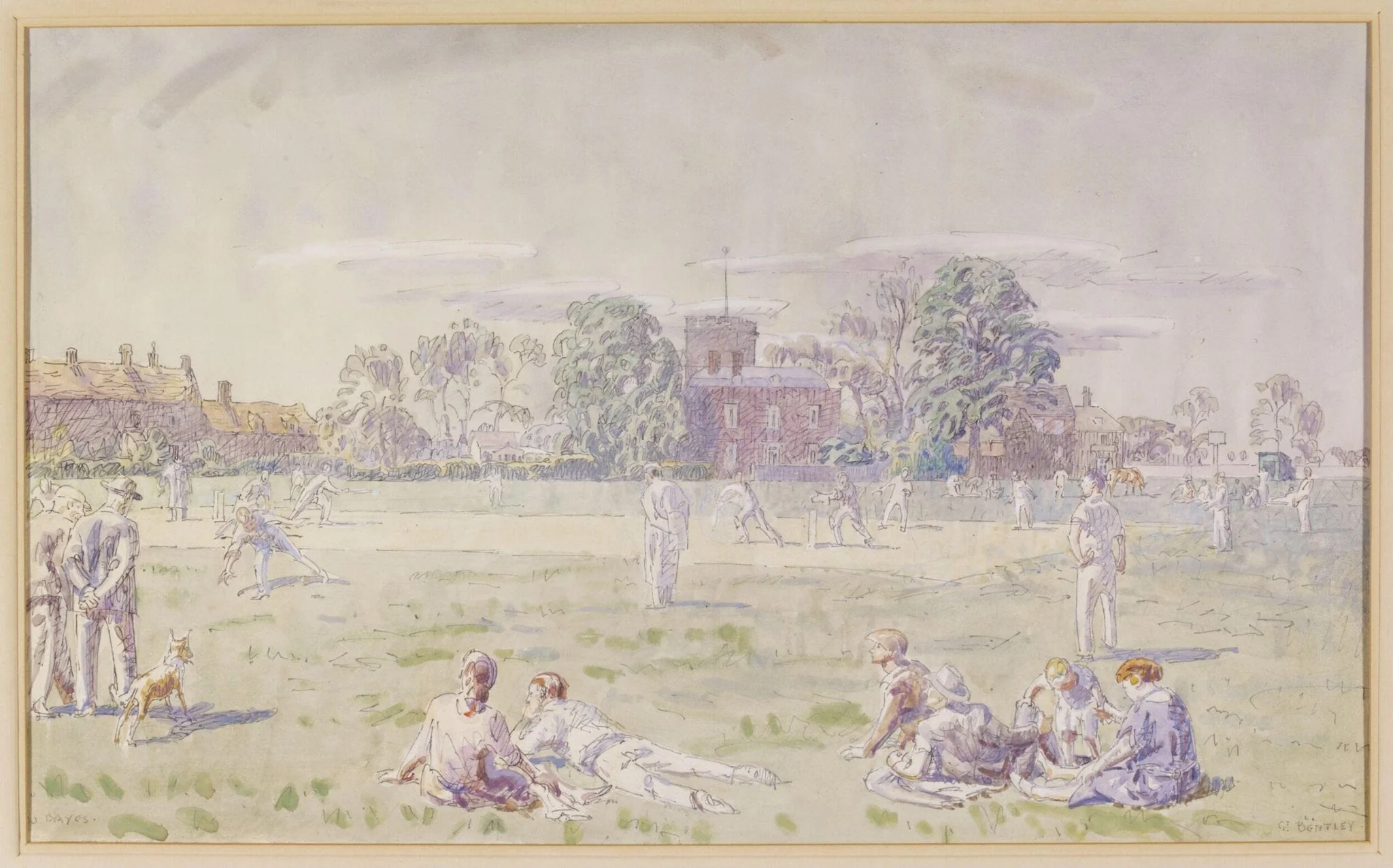 The Cricket Green, Great Bentley, detail