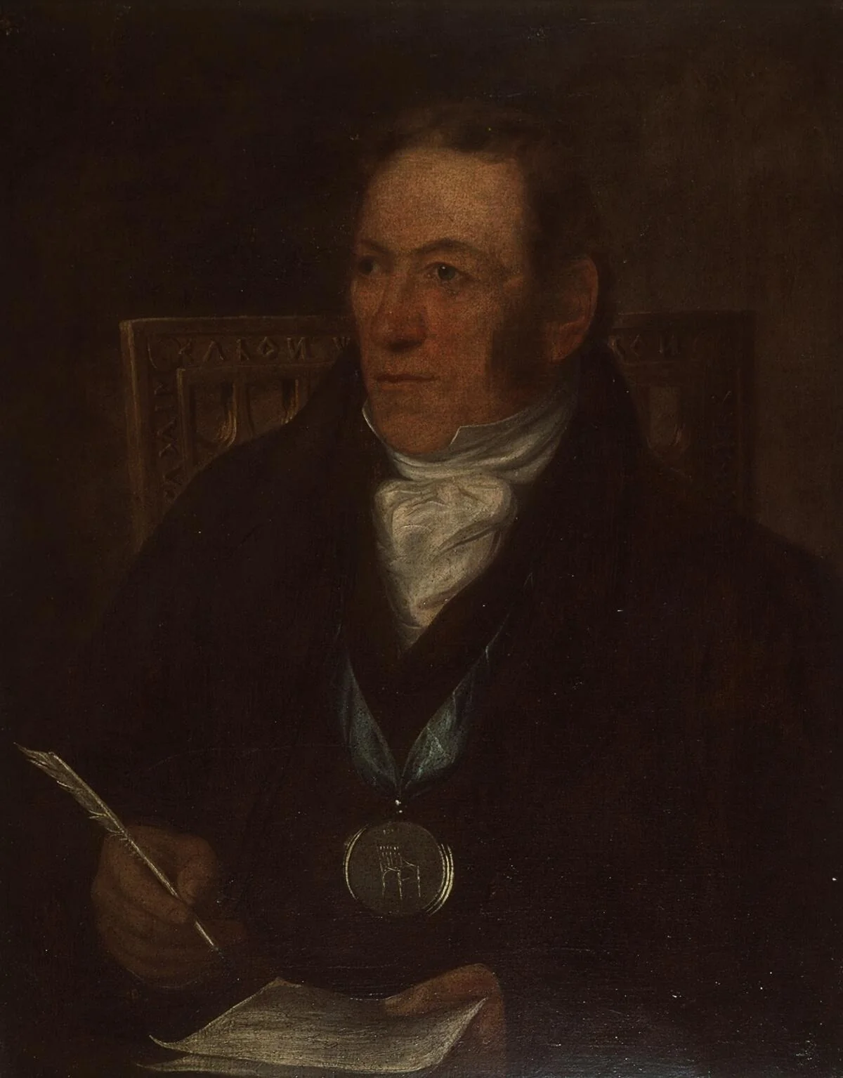 Walter Davies (Gwallter Mechain), detail