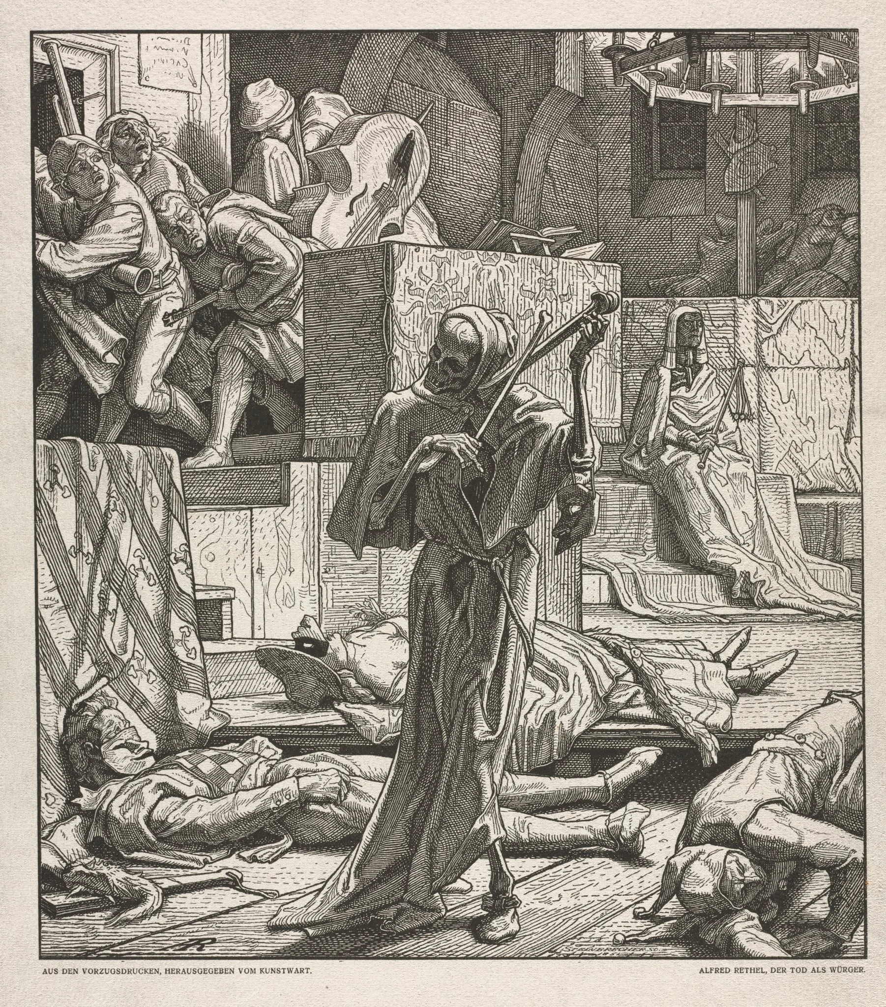Dance of Death: Death the Strangler, detail