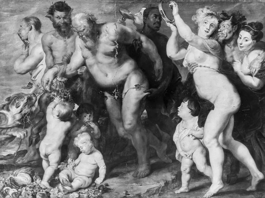 The bacchanal, by Peter Paul Rubens, oil, 1618