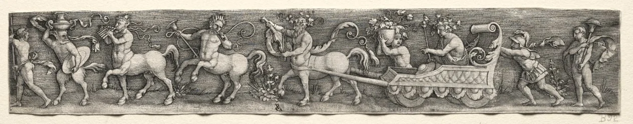 Triumph of Bacchus, detail