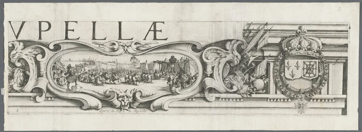 The Siege of La Rochelle: Plate 3, detail