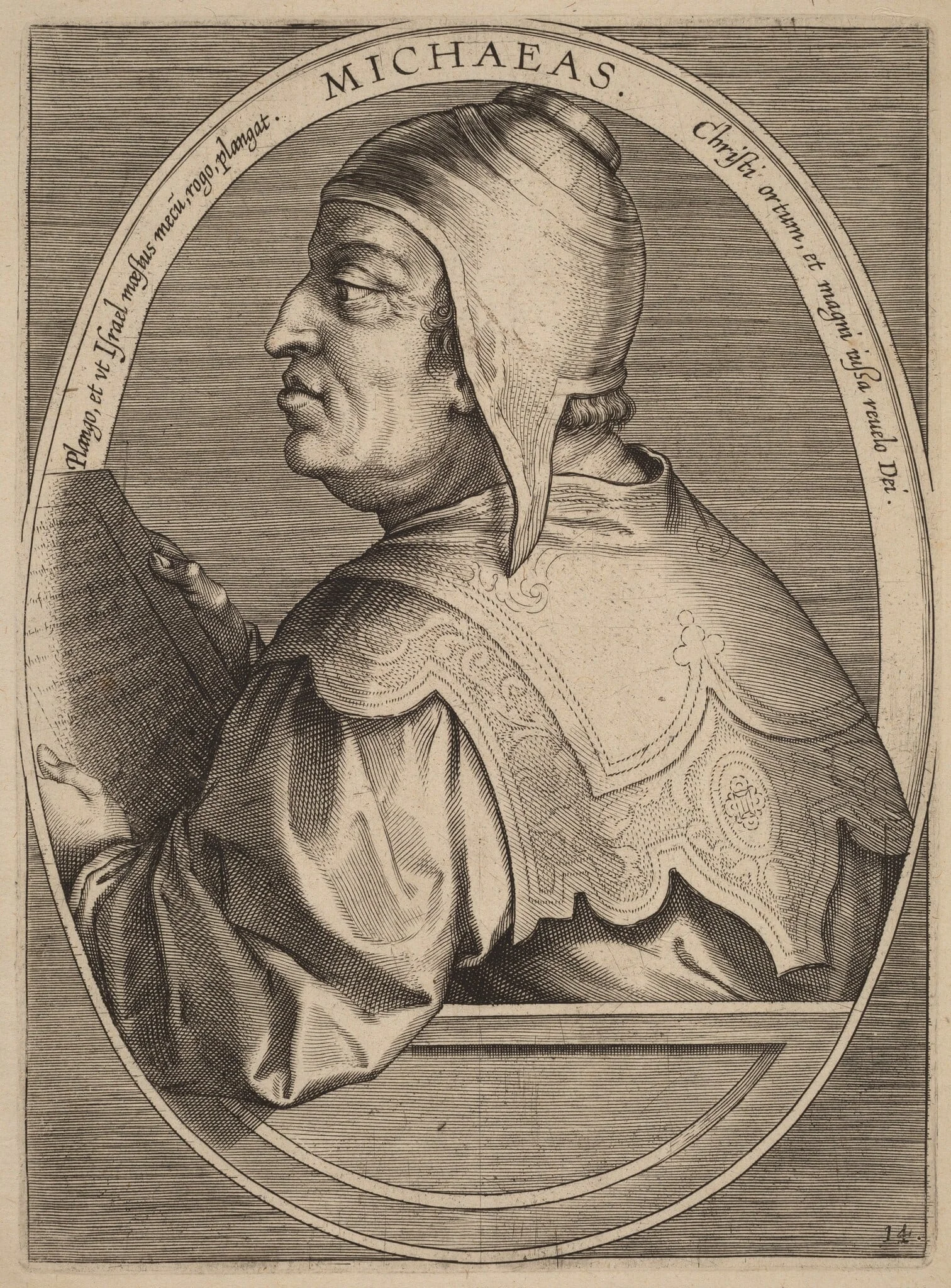 Michaeas, detail