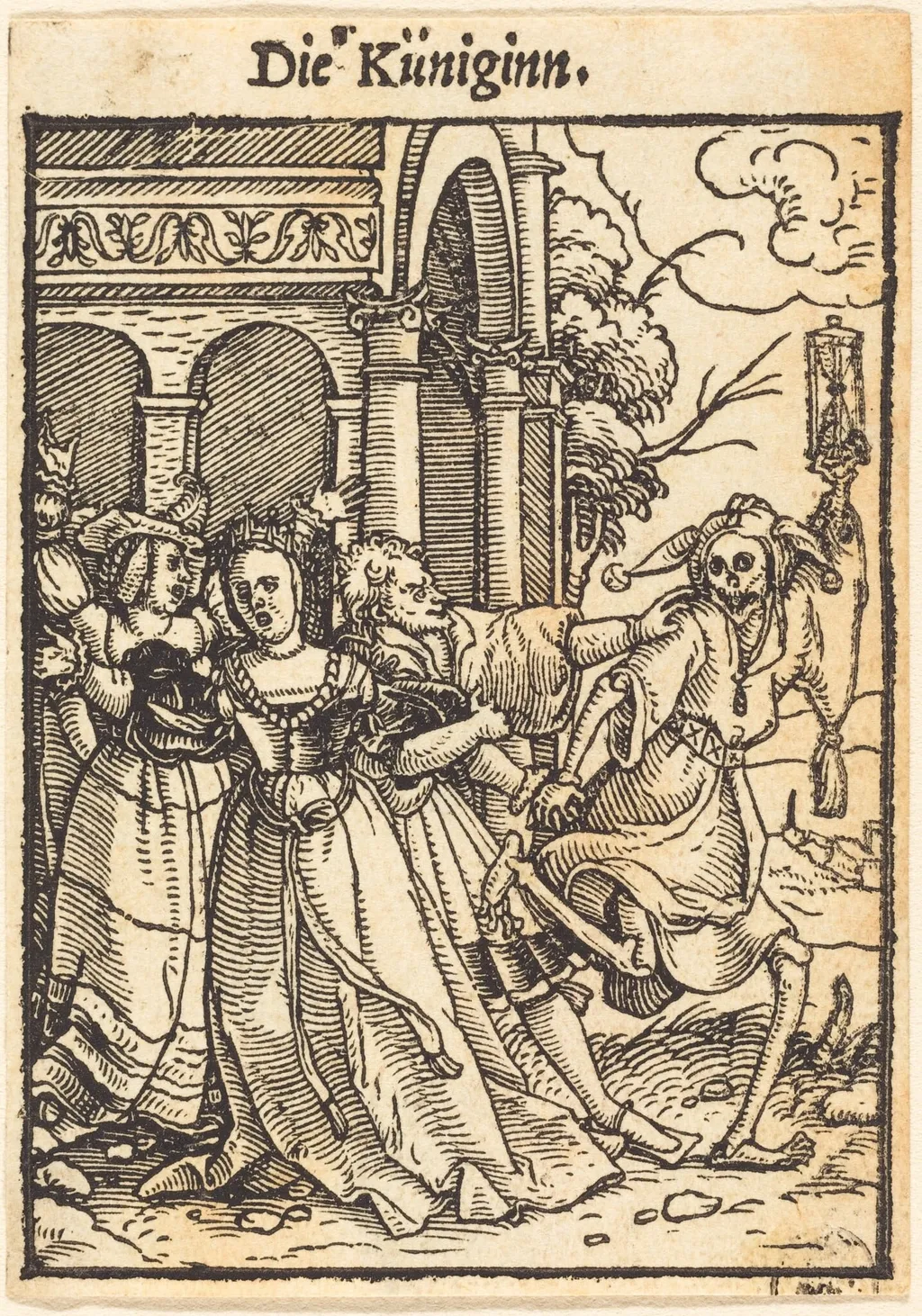 Der Kuniginn (The Queen), by Hans Lützelburger, ink, 1526