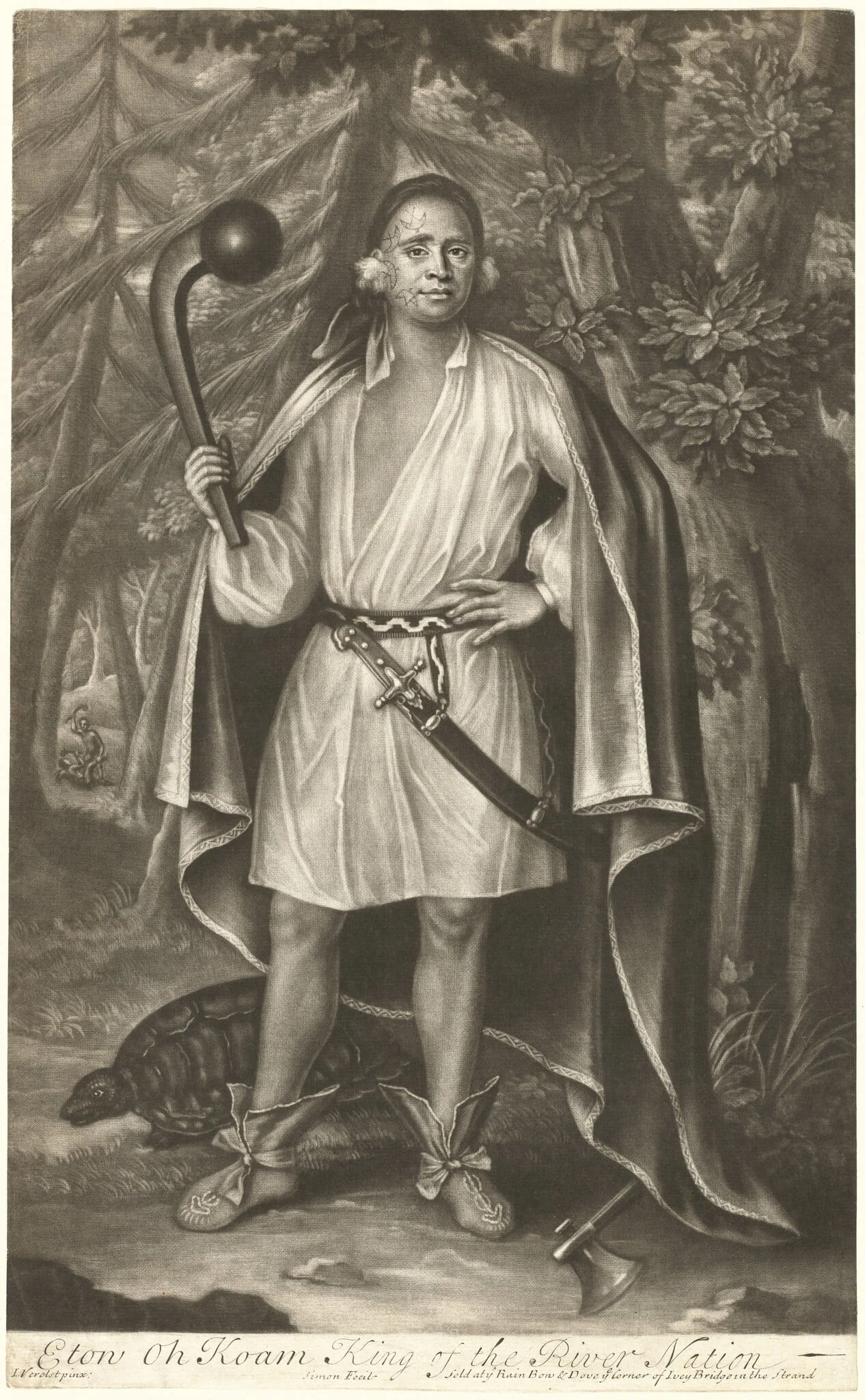 Etow Oh Koam, King of the River Nation, detail