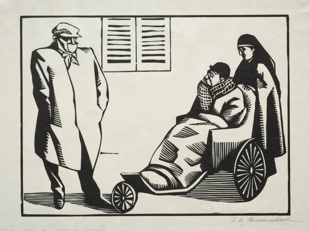 Toujours pacifiste?  la guerre t'a pourtant reussi!, by Hermann-Paul, 1924