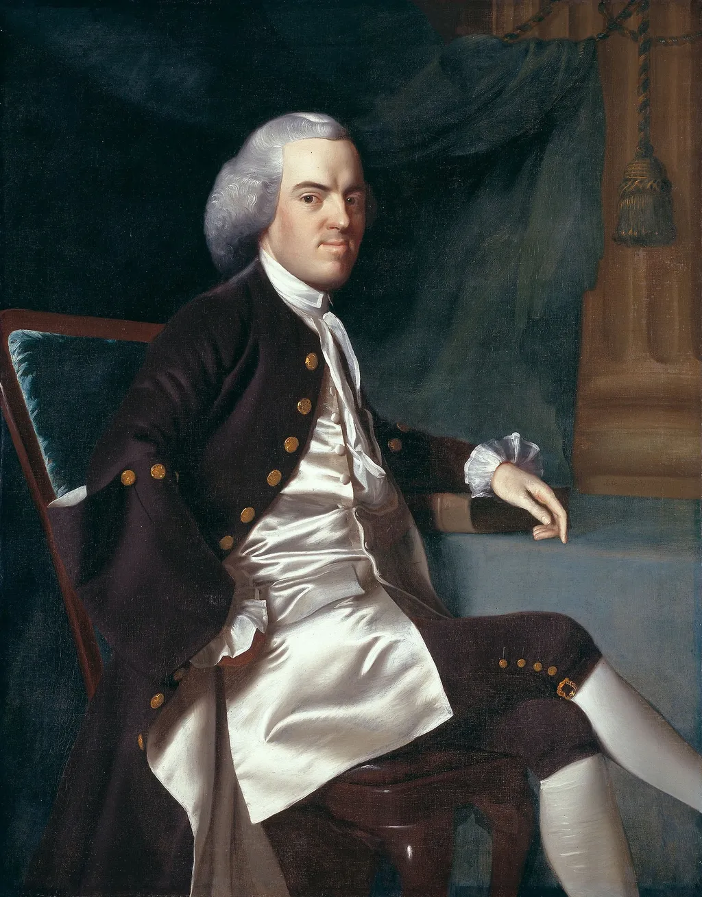 Daniel Hubbard, by John Singleton Copley, oil, 1764
