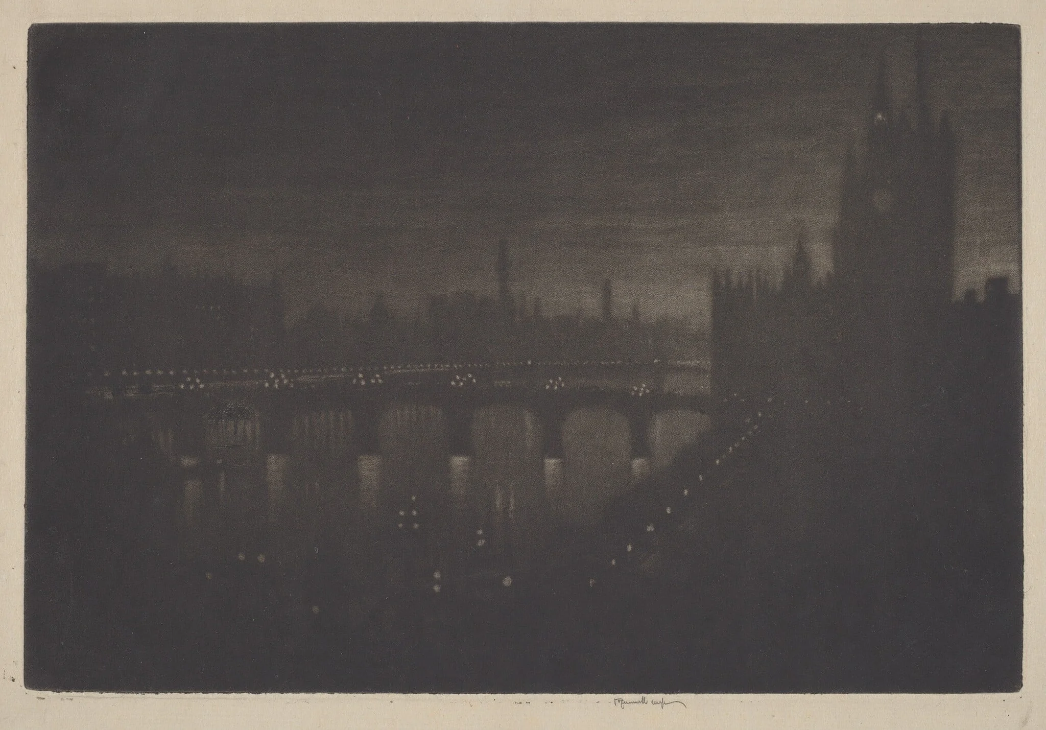 Westminster, Evening, detail