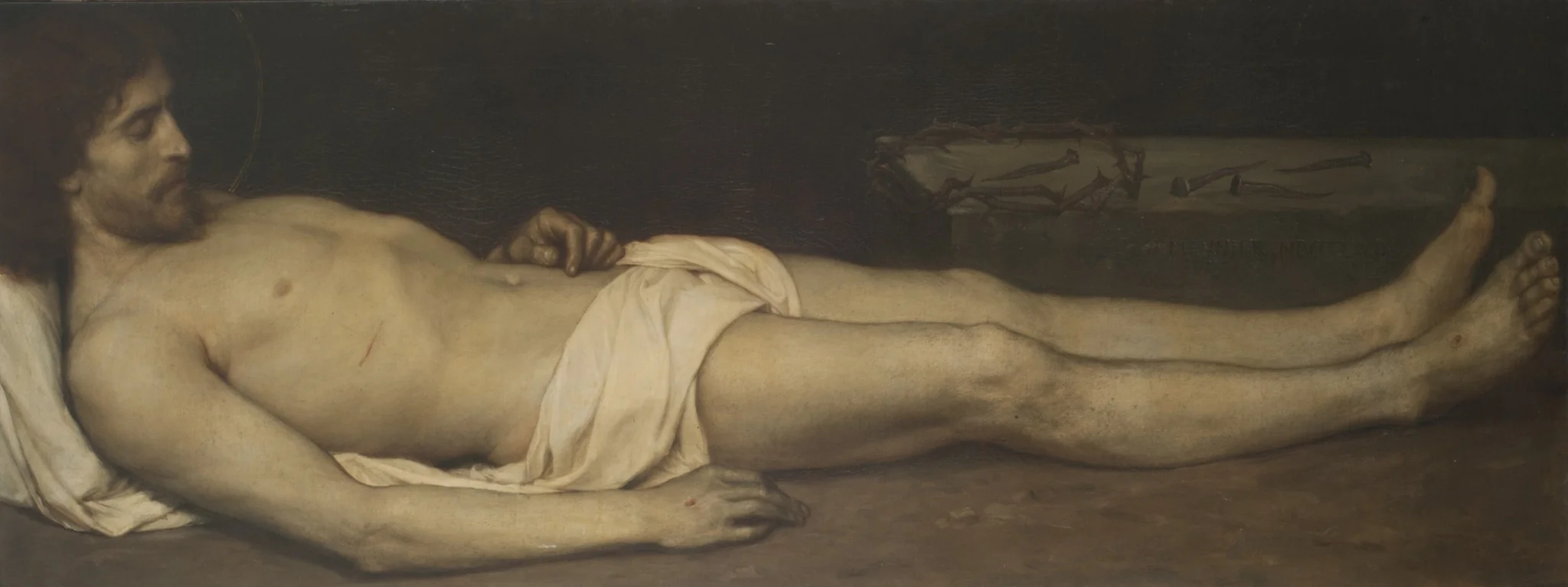 Cristo muerto, detail