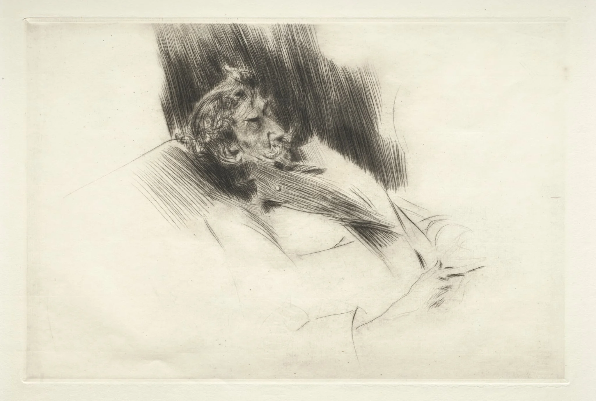 Whistler Asleep, detail