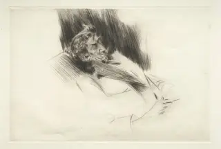 Whistler Asleep, by Giovanni Boldini, 1897
