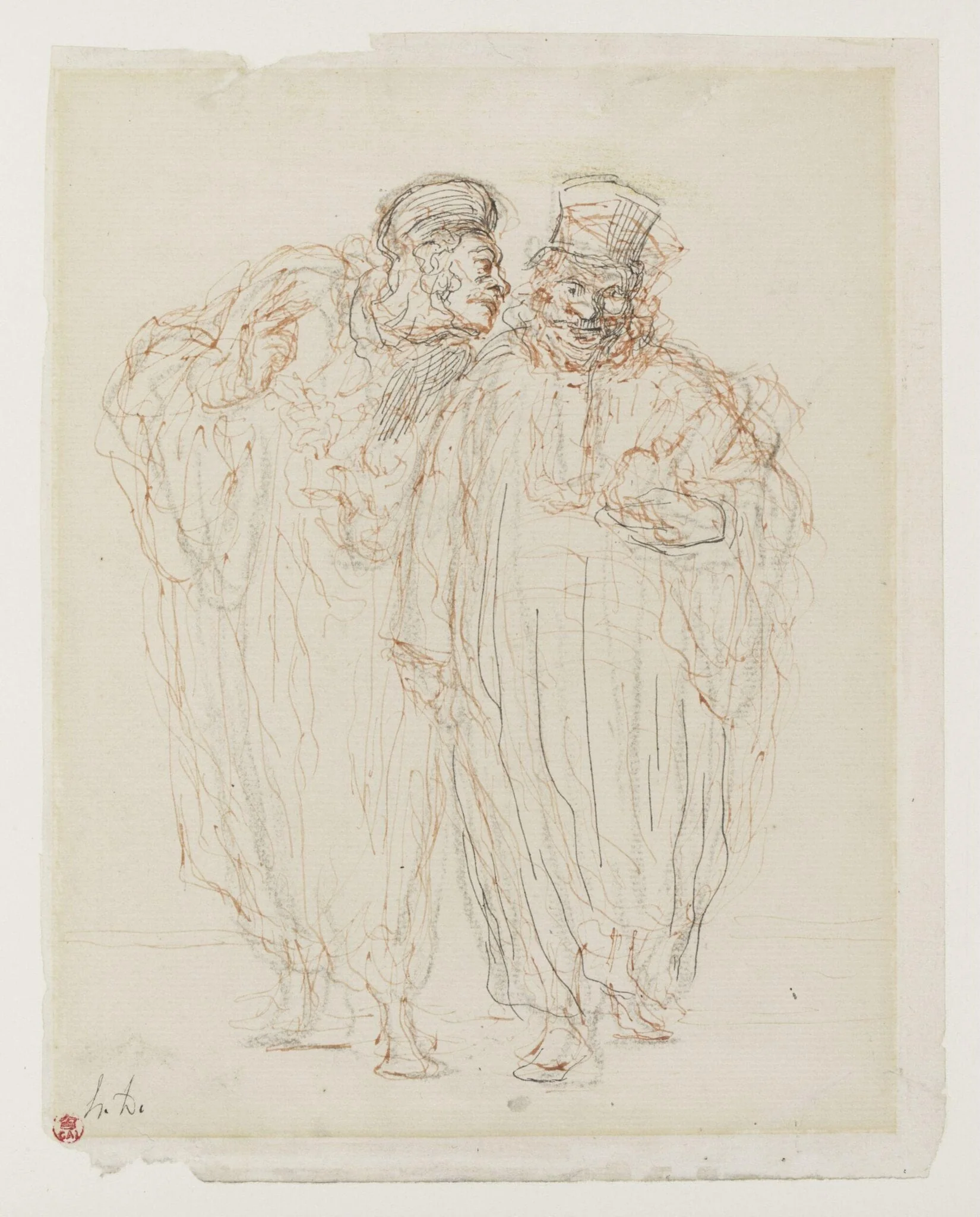 Une confidence (deux avocats), detail