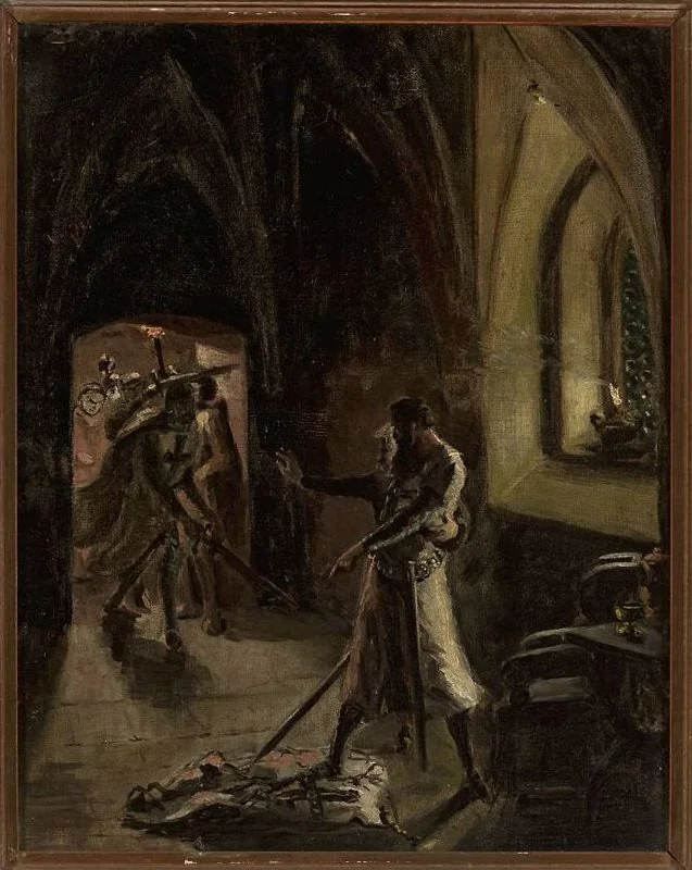 Sketch for “Konrad Wallenrod”, detail