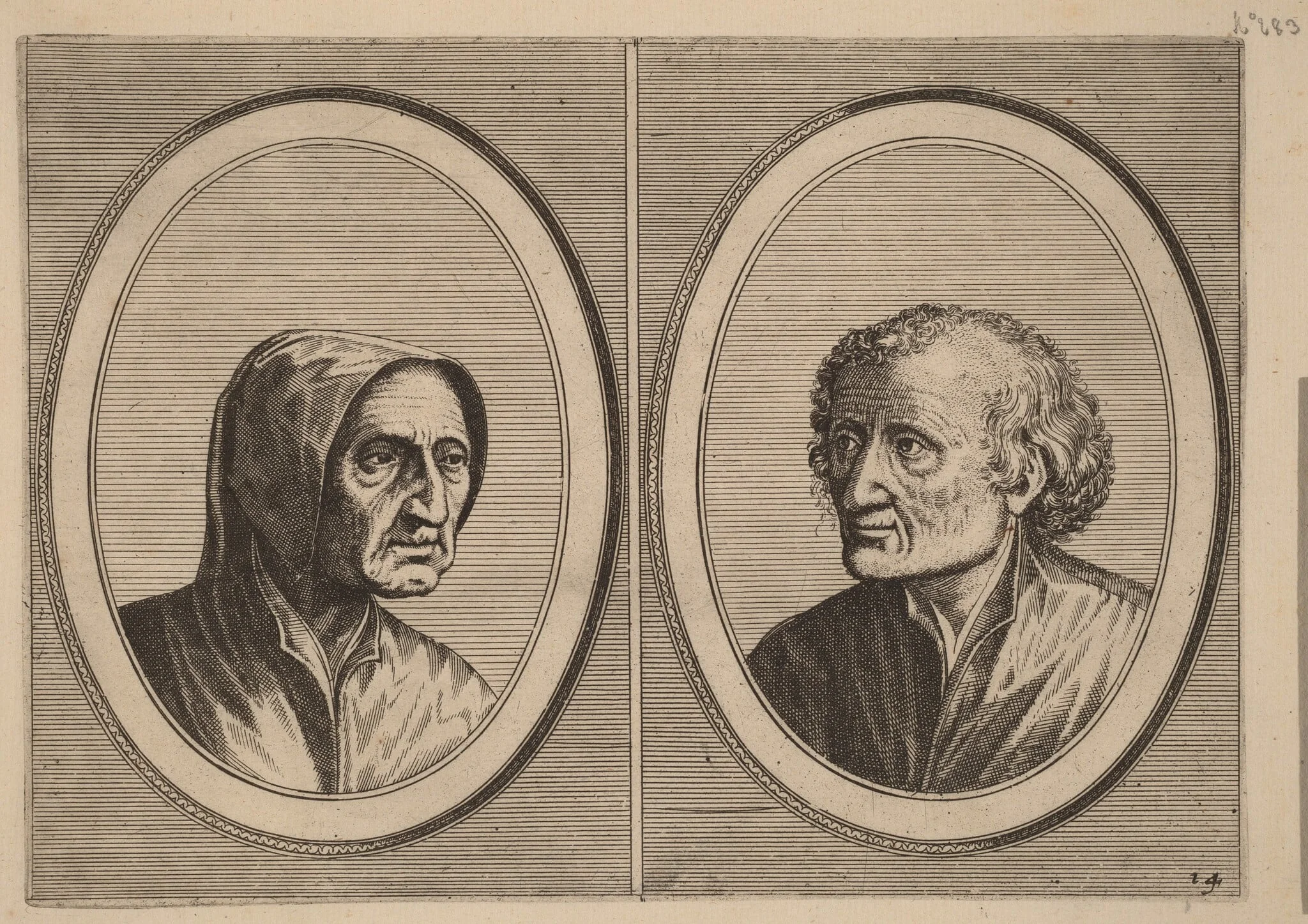 "Erlijcke Lyn" and "Snoepighe Steeve", detail