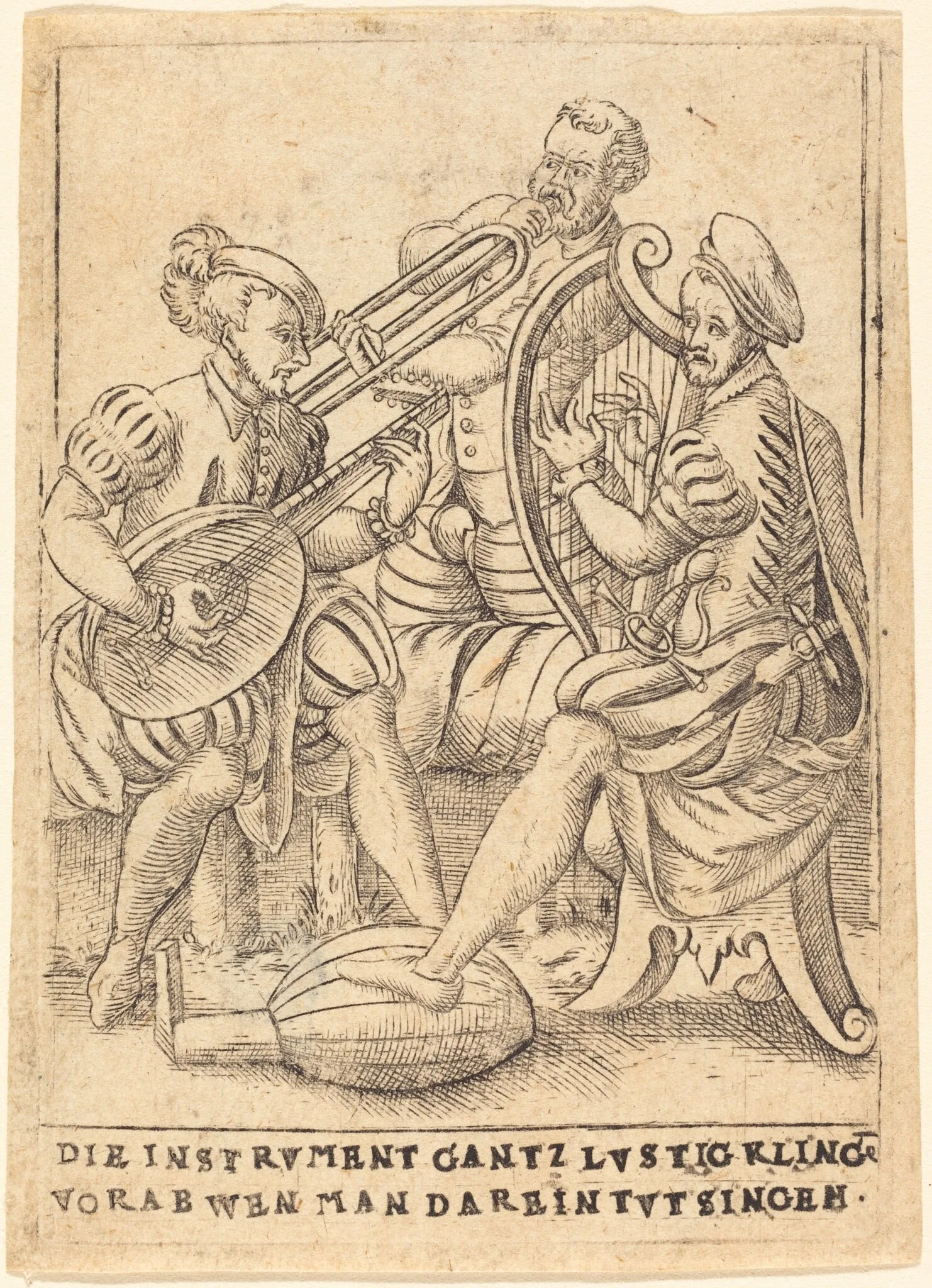Die Instrvment gantz lvstig Kling vorab wen man darein tvt singen, detail
